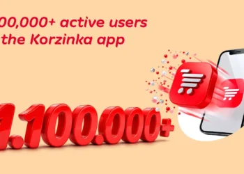 Korzinka app surpasses 1.1 million monthly active users