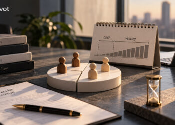 What are vesting and cliff? Splitting equity among co-founders