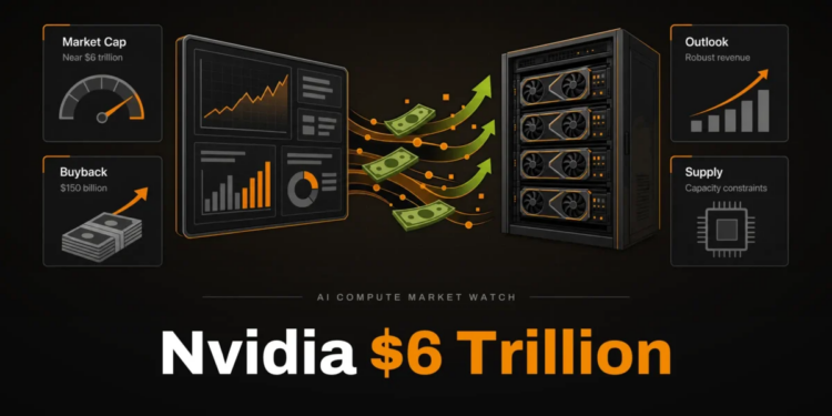 NVIDIA Nears $6 Trillion Market Capitalization