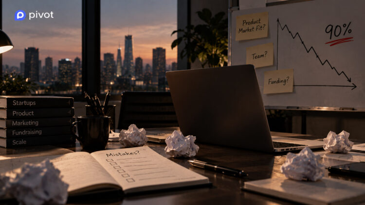 Why do 90% of startups fail? Analysis of the top 10 mistakes